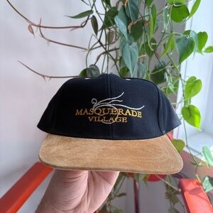 vintage MASQUERADE VILLAGE RIO LAS VEGAS CASINO Promo hat baseball cap strapback